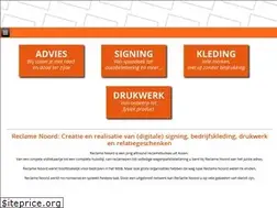 Sites similar to reclame-noord.nl