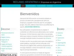 Sites similar to reclamoargentina.com