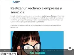 Sites similar to reclamosonline.com.ar