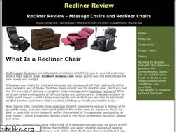 Sites similar to recliner-review.com