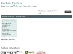 Sites similar to reclinerdealers.com