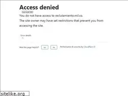 Sites similar to reclutamiento.mil.co