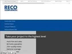 Sites similar to recohoist.co.uk