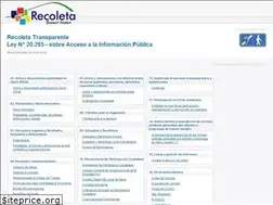 Sites similar to recoletatransparente.cl