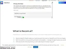 Sites similar to recom.ai