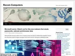 Sites similar to recomcomputers.wordpress.com