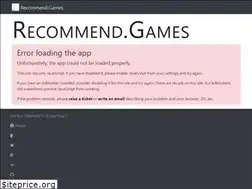 Sites similar to recommend.games