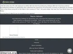Sites similar to reconadvisor.com