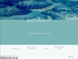 Sites similar to reconditosite.wordpress.com