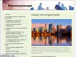 Sites similar to reconnaissancedesacquis.ca