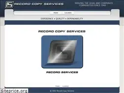 Sites similar to recordcopyservices.com