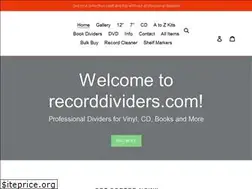 Sites similar to recorddividers.co.uk