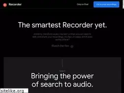 Sites similar to recorder.withgoogle.com