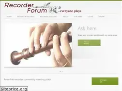 Sites similar to recorderforum.com