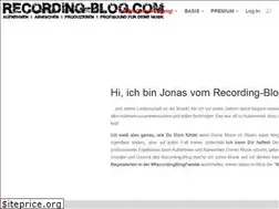 Sites similar to recording-blog.com