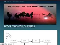 Sites similar to recordingfordummies.com