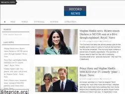 Sites similar to recordnews.uk