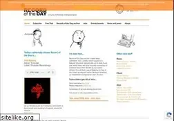 Sites similar to recordoftheday.com