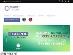 Sites similar to recordpaulista.com.br