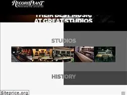 Sites similar to recordplant.com