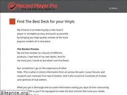 Sites similar to recordplayerpro.com
