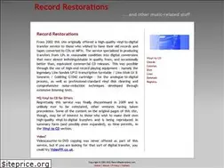 Sites similar to recordrestorations.com