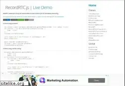 Sites similar to recordrtc.org