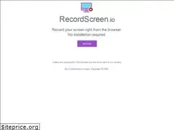 Sites similar to recordscreen.io