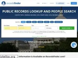 Sites similar to recordsfinder.com