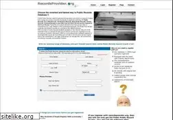 Sites similar to recordsprovider.org