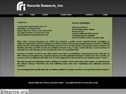 Sites similar to recordsresearch.com