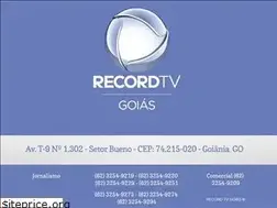 Sites similar to recordtvgoias.com.br