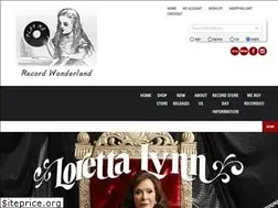 Sites similar to recordwonderland.com