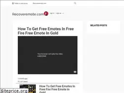 Sites similar to recoveremote.com