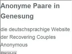 Sites similar to recovering-couples.de