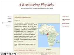 Sites similar to recoveringphysicist.com
