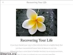 Sites similar to recoveringyourlife.com.au
