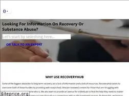 Sites similar to recoveryhub.com