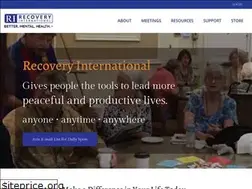 Sites similar to recoveryinternational.org