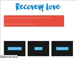 Sites similar to recoverylove.com