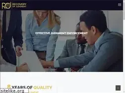 Sites similar to recoveryofjudgment.com