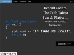 Sites similar to recruitcoders.com