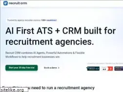 Sites similar to recruitcrm.io