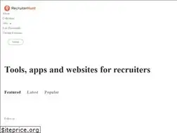 Sites similar to recruiterhunt.com