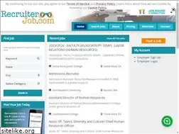 Sites similar to recruiterjob.com