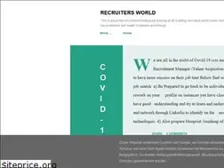 Sites similar to recruiterssworld.blogspot.com