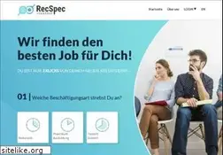 Sites similar to recruitment-specialist.de