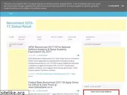 Sites similar to recruitment2013info.blogspot.in