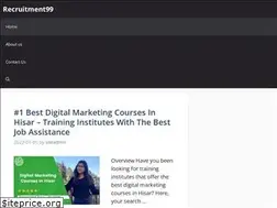 Sites similar to recruitment99.com
