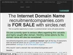 Sites similar to recruitmentcompanies.com